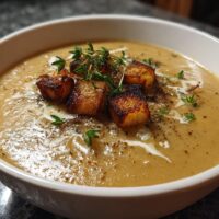 Geröstete Kartoffelsuppe