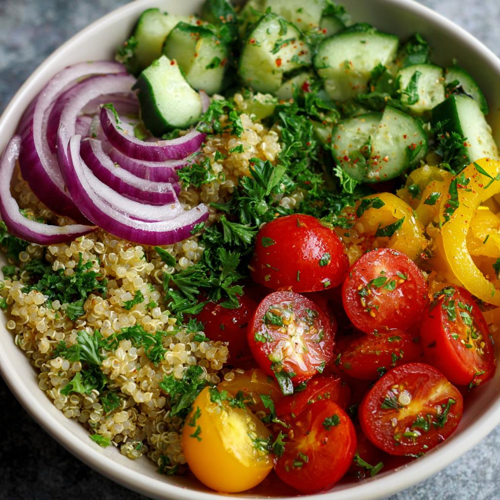 Gesunder Quinoa-Salat