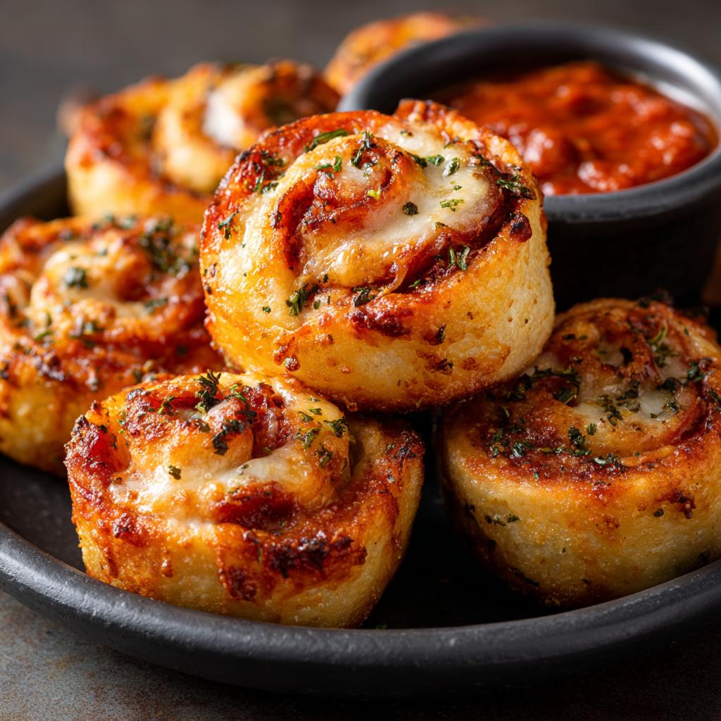 Glutenfreie Pizzarollen