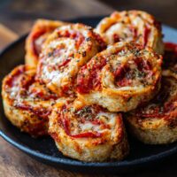 Haferflocken-Pizza-Rollen