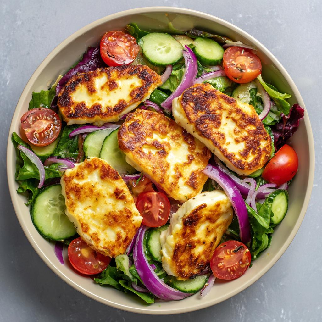 Halloumi-Salat