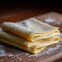 Hausgemachter Teig für Maultaschen