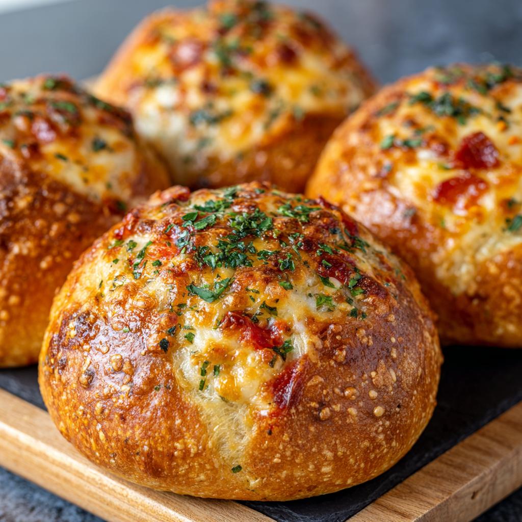 Herzhafte gefüllte Brötchen - detail 1