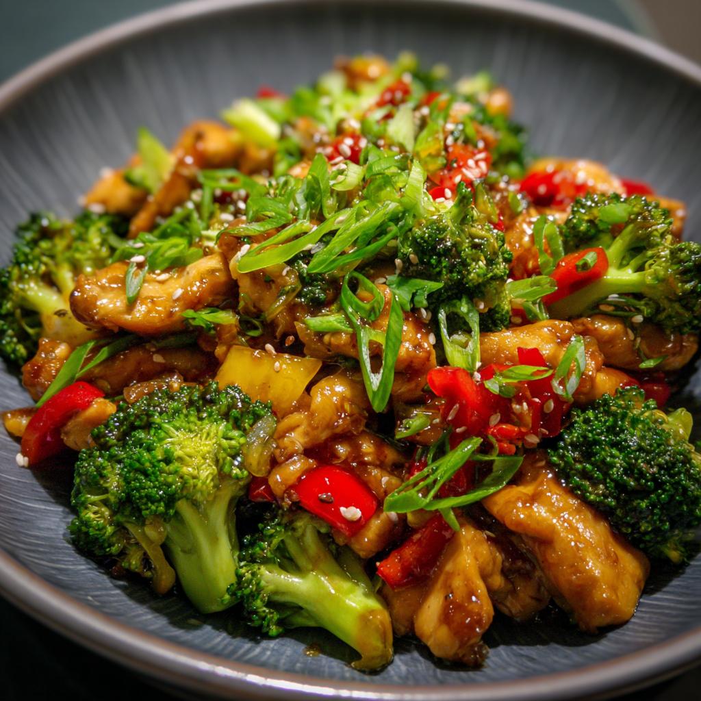 Hähnchen-Brokkoli-Stir-Fry - detail 1
