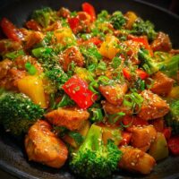 Hähnchen-Brokkoli-Stir-Fry