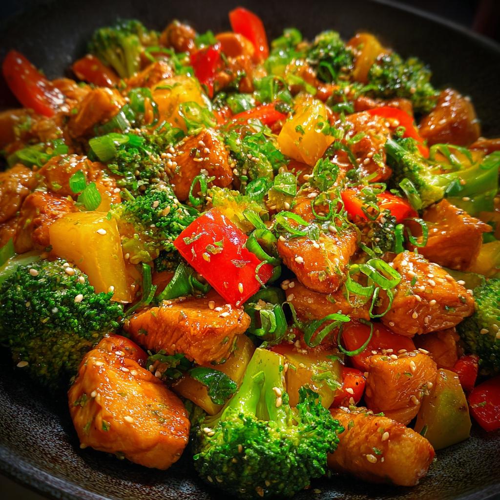Hähnchen-Brokkoli-Stir-Fry