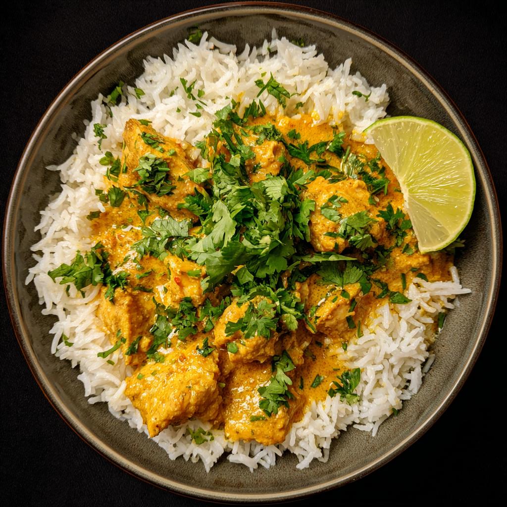 Hähnchen Curry mit Basmati Reis - detail 1
