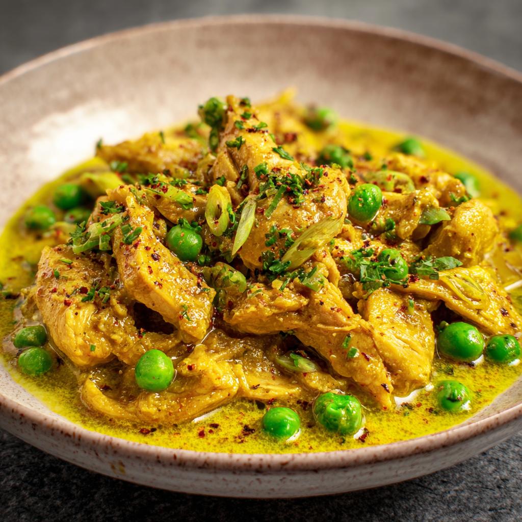 Hähnchen-Curry mit Erbsen - detail 1