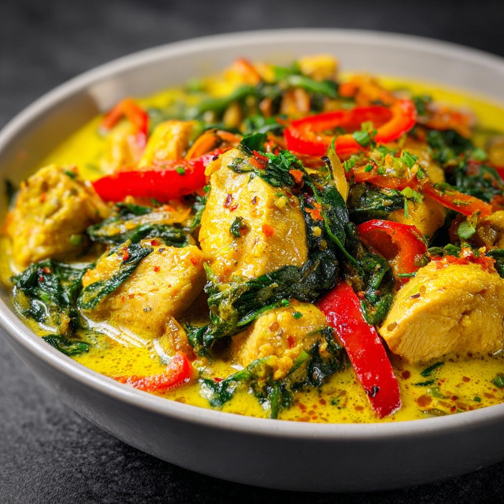 hähnchen curry kokosmilch - detail 1