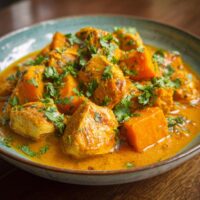 Hühnchen-Curry mit Kürbis