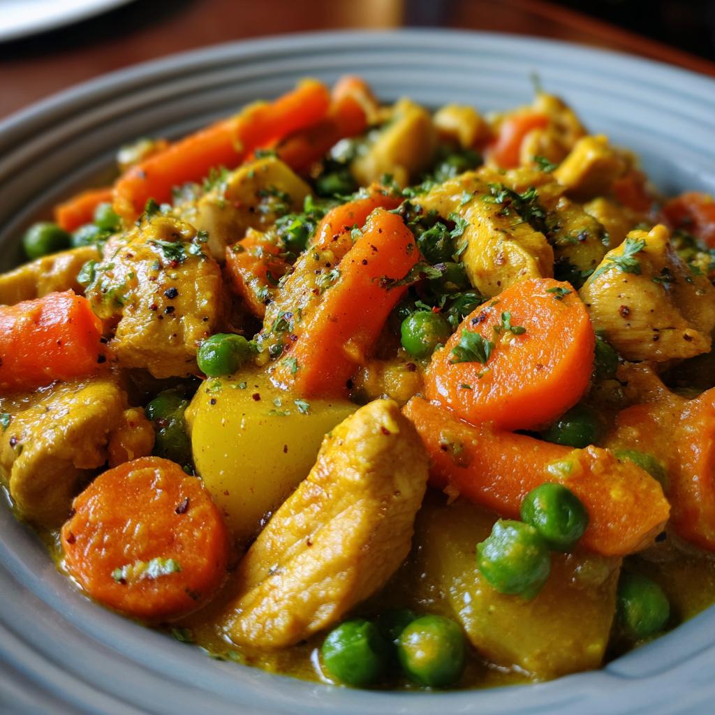 Hähnchen-Gemüse-Curry