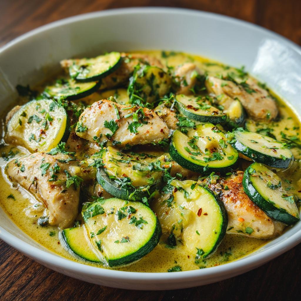 Hähnchen-Kokos-Curry mit Zucchini - detail 1