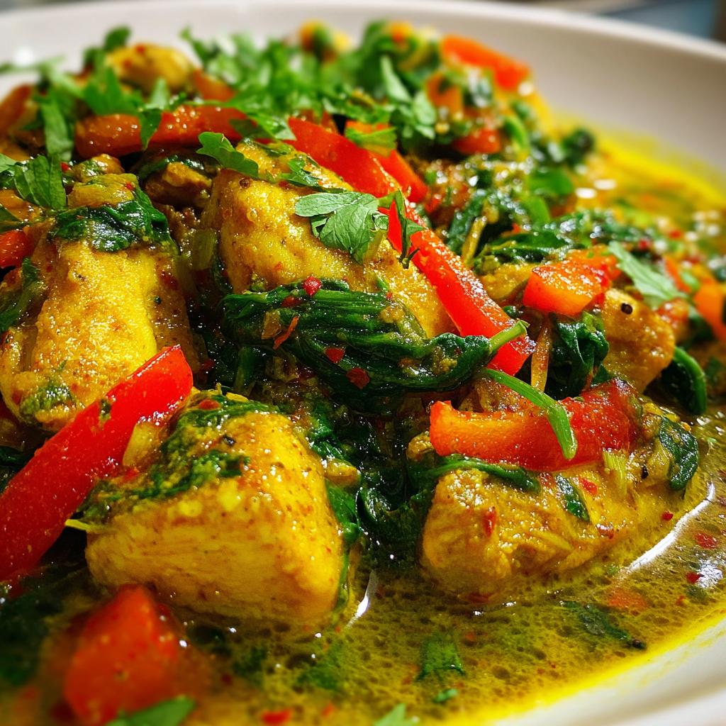 Hähnchen-Kokos-Curry