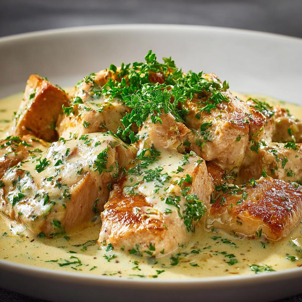 Hähnchen in Sahne-Soße