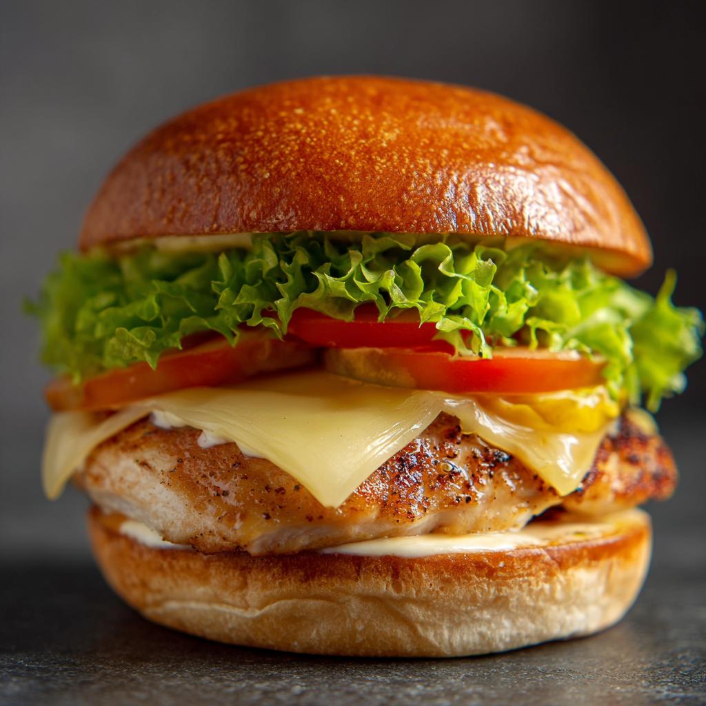 Hähnchenbrust Burger