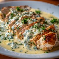 Hähnchenbrust in Gorgonzolasauce