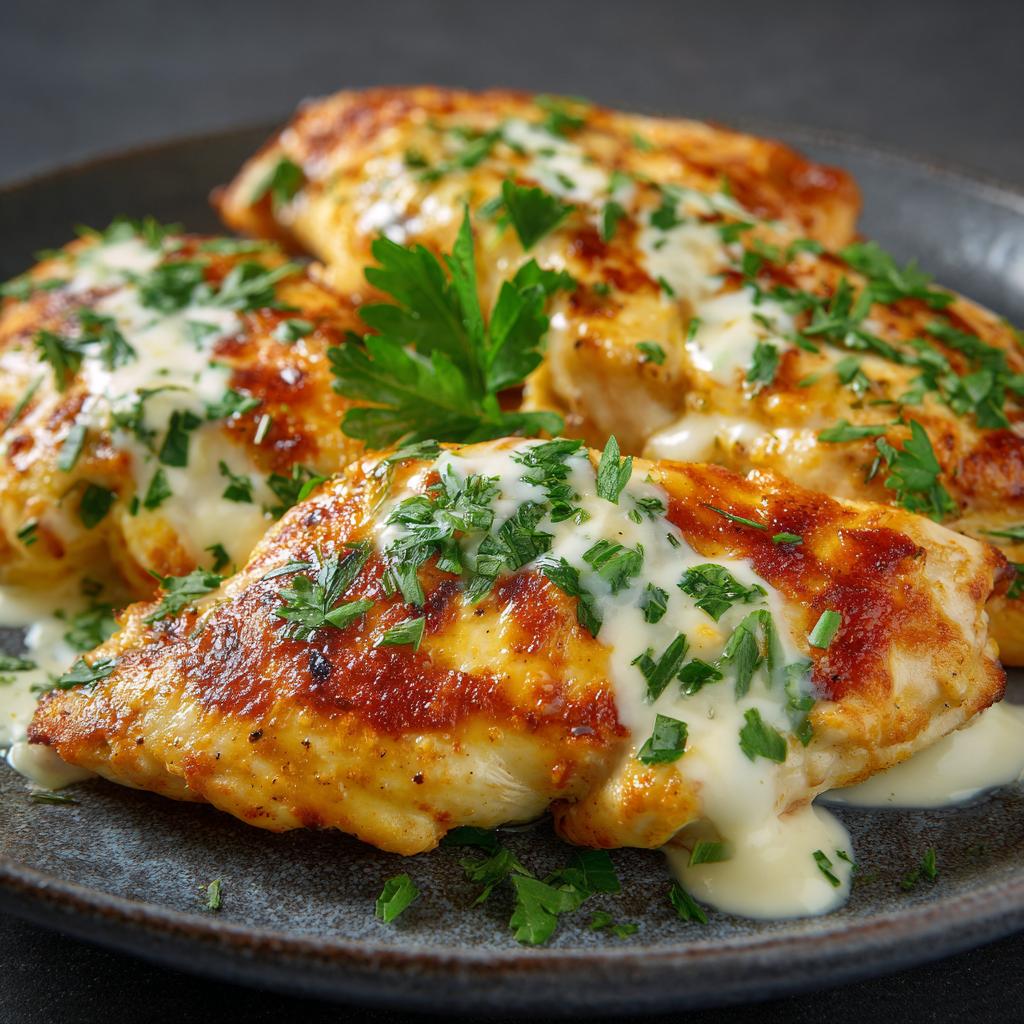 Hähnchenbrust mit Joghurtmarinade