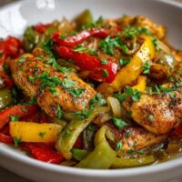 Hähnchenbrust mit Paprika
