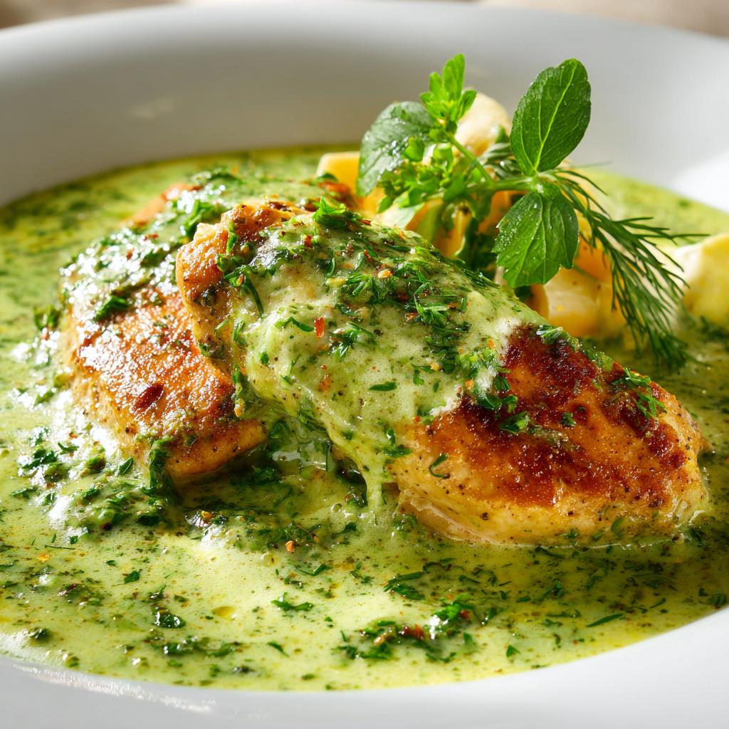 Hähnchenfilet in Pesto-Sahne - detail 1