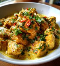 Hähnchenfilet in cremiger Currysauce