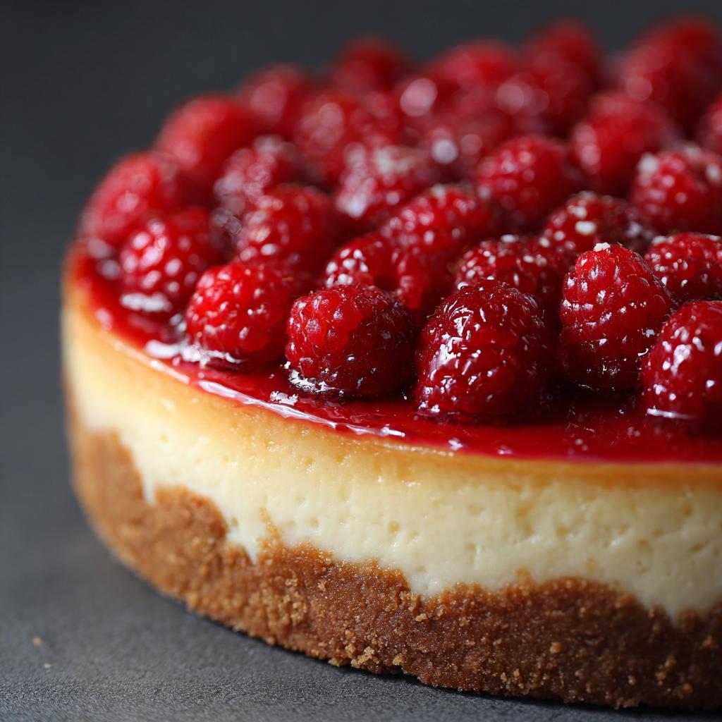 Himbeer-Käsekuchen