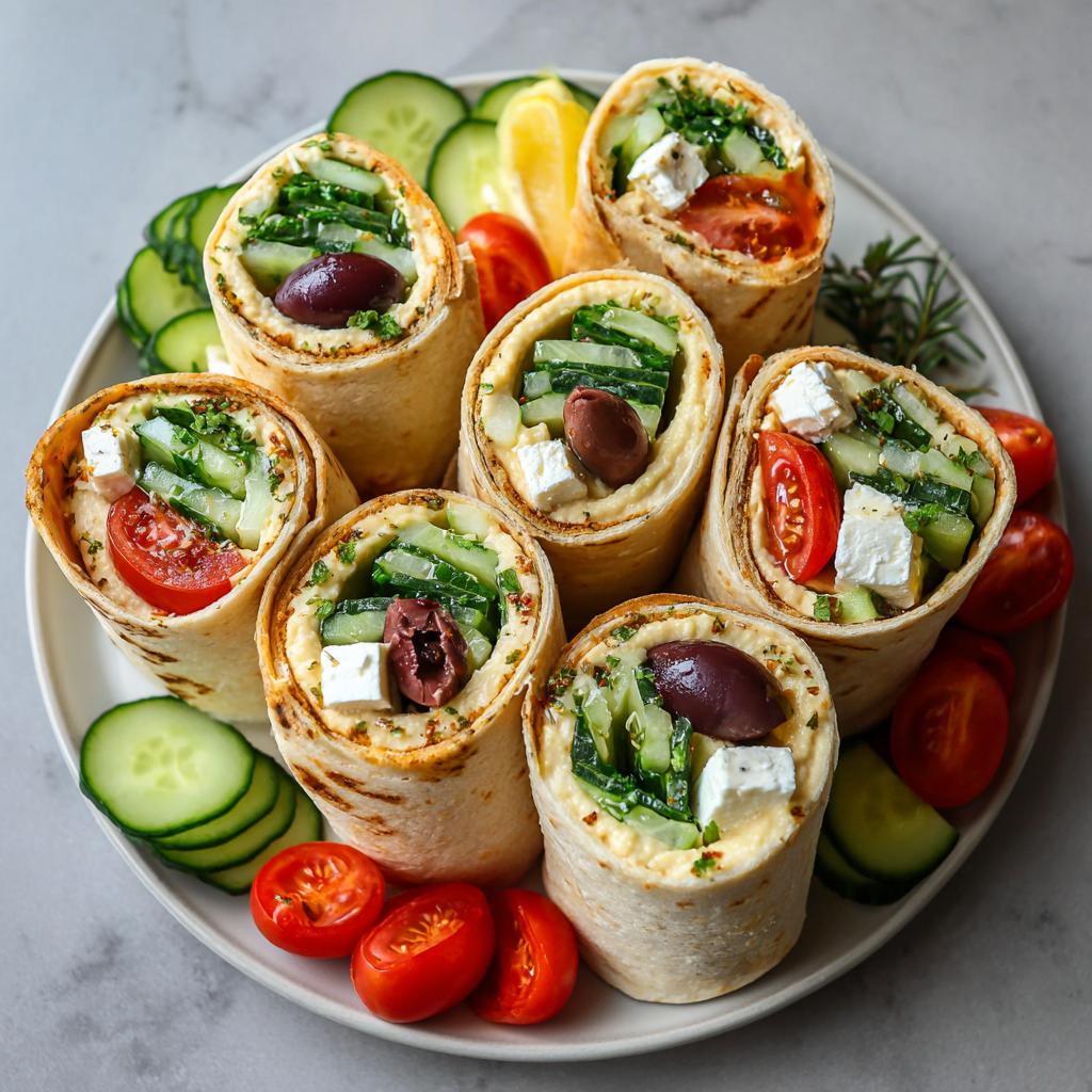 Hummus-Gemüse-Wraps - detail 1