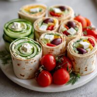 Hummus-Gemüse-Wraps