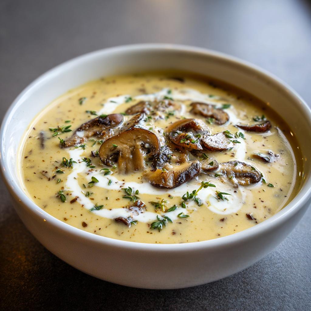 Kartoffel-Pilzsuppe - detail 1