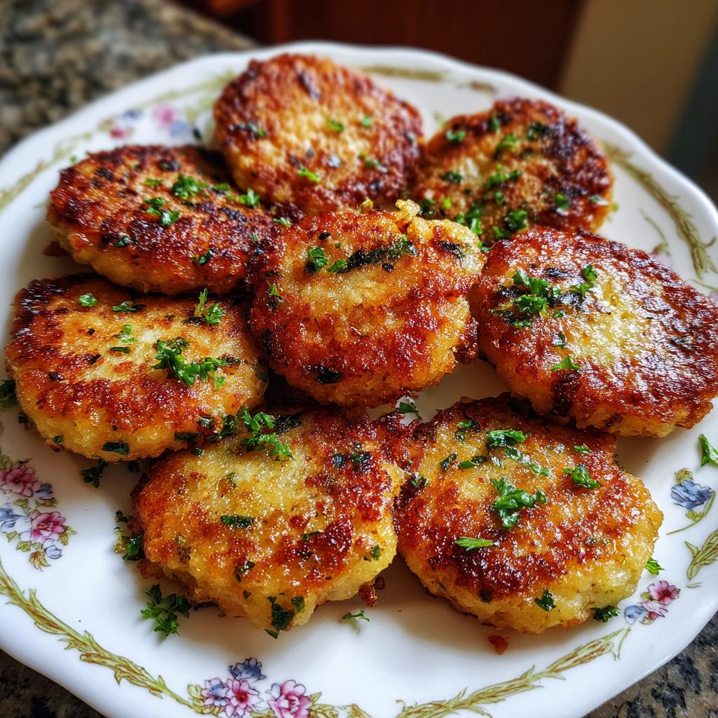 Kartoffelpuffer mit Fleisch