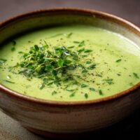 Kartoffelsuppe mit Bärlauch