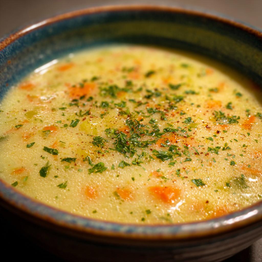Kartoffelsuppe mit Lauch und Karotten - detail 1