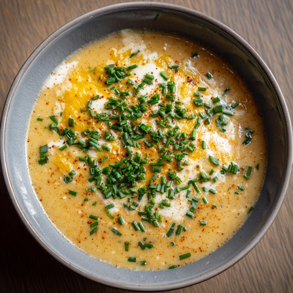 Kartoffelsuppe mit Pikantost - detail 1