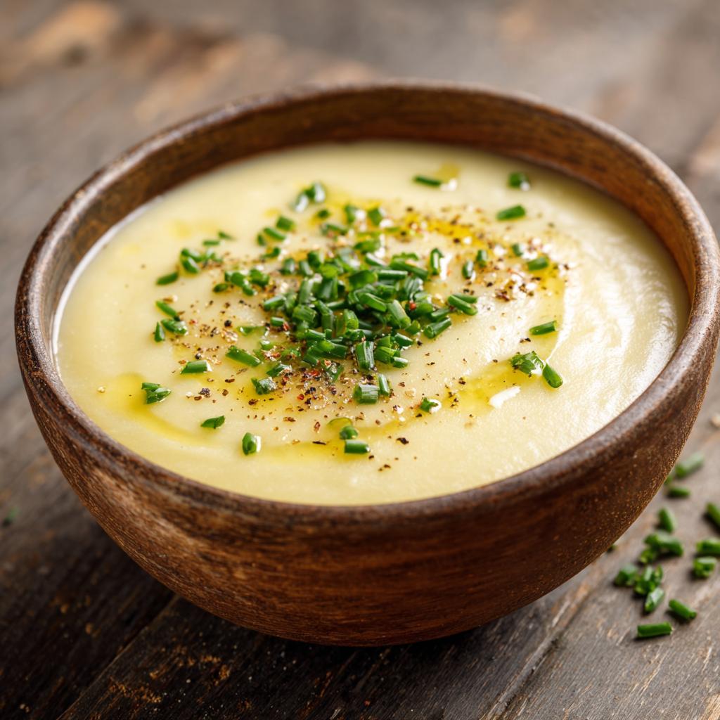 Kartoffelsuppe mit Schnittlauch