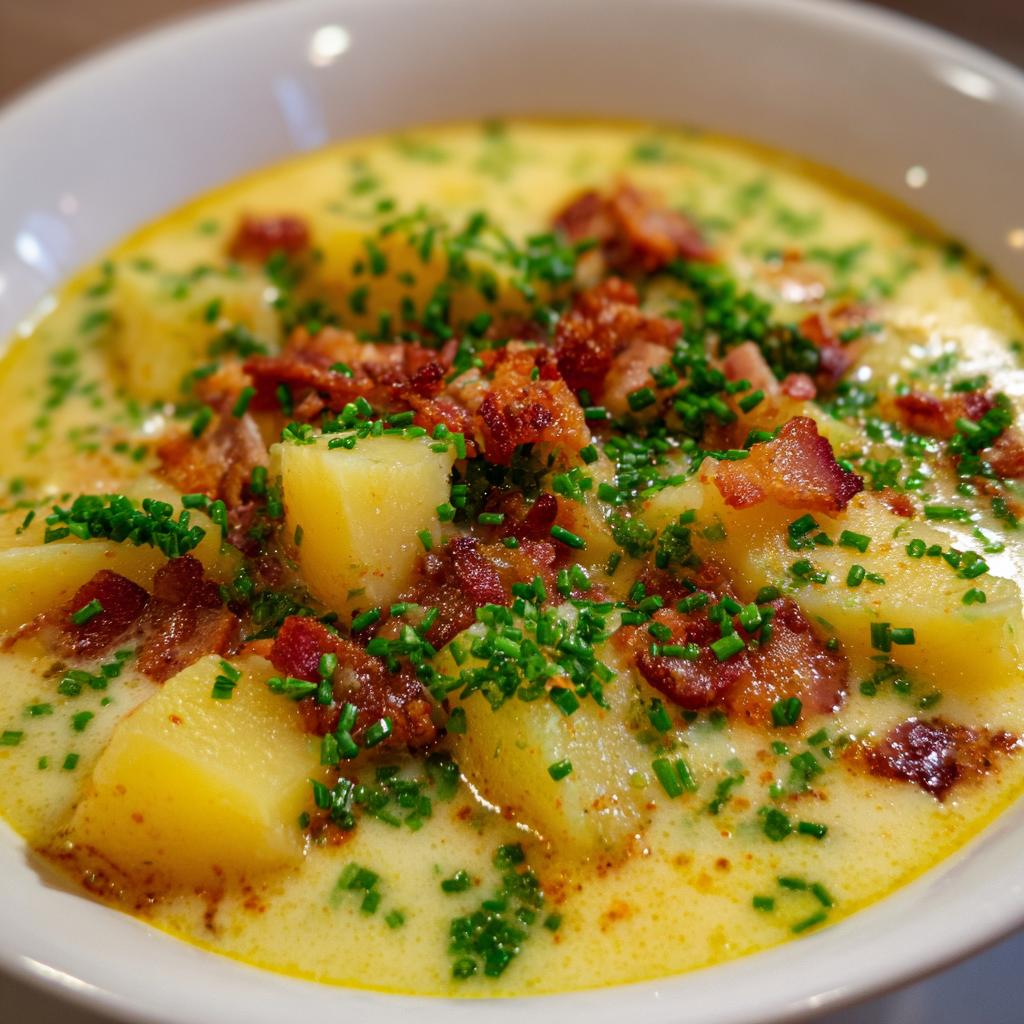 Kartoffelsuppe mit Speck - detail 1