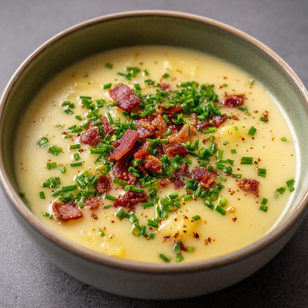 Kartoffelsuppe mit Speck