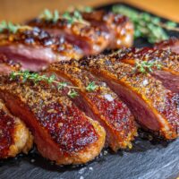 Knusprige Entenbrust aus der Heißluftfritteuse