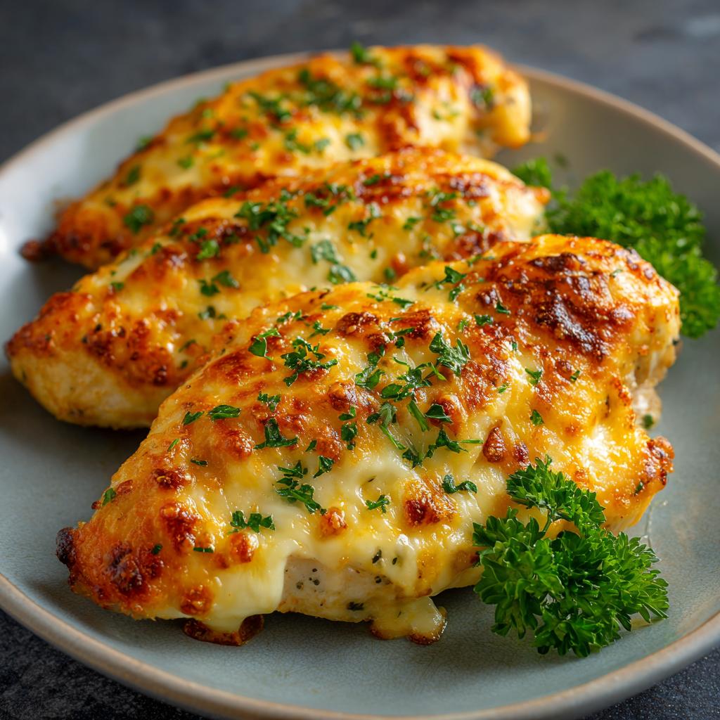 Käseüberbackene Hähnchenfilets - detail 1