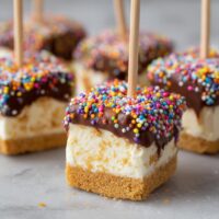 Käsekuchen am Stiel