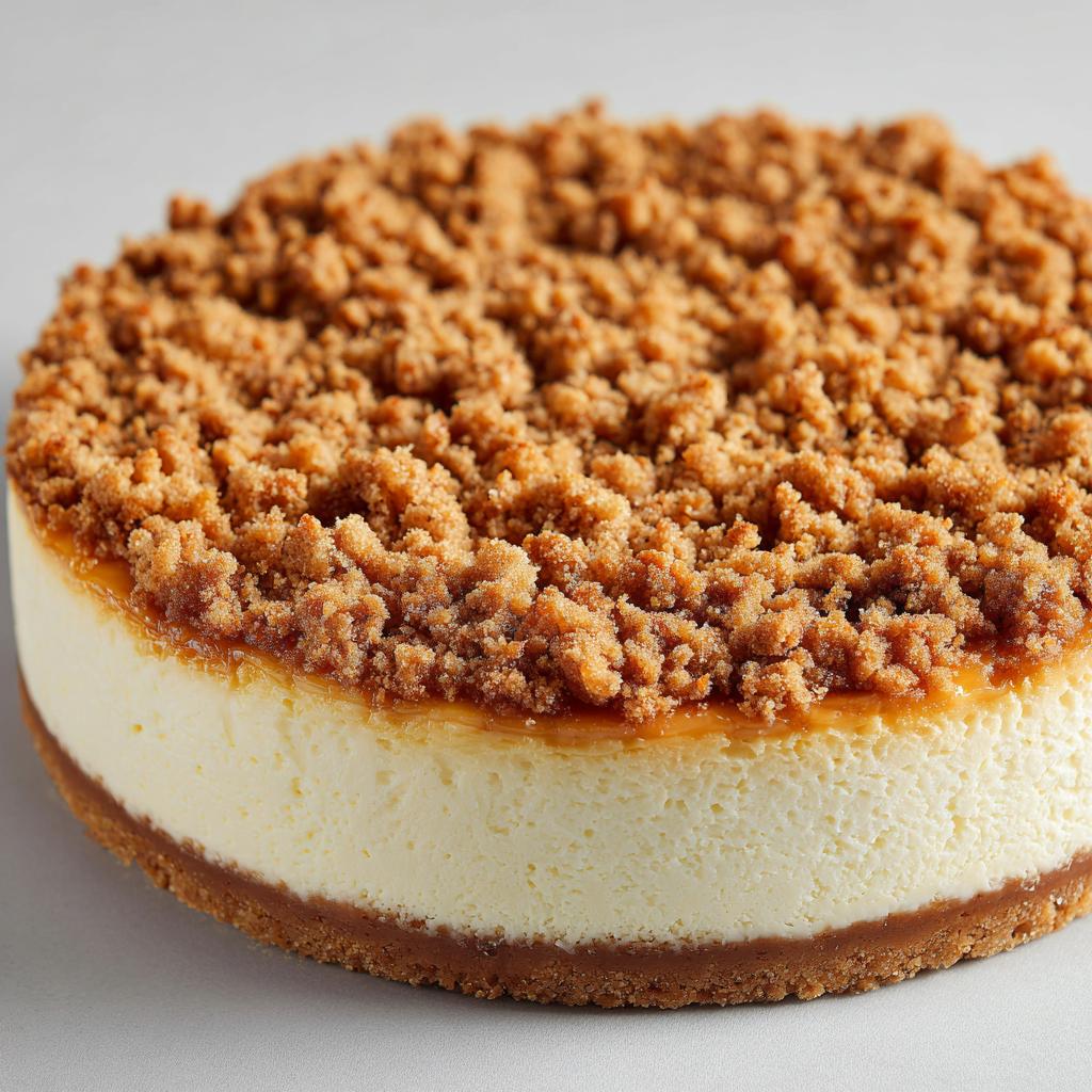 käsekuchen mit boden und streusel - detail 1
