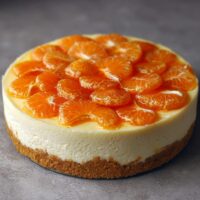 Käsekuchen mit Mandarinen