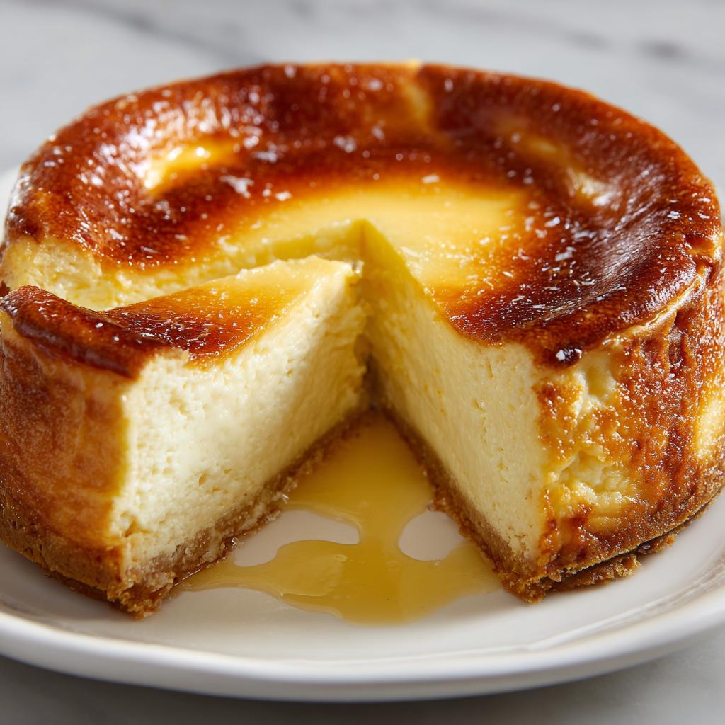 Käsekuchen mit flüssigem Kern - detail 1