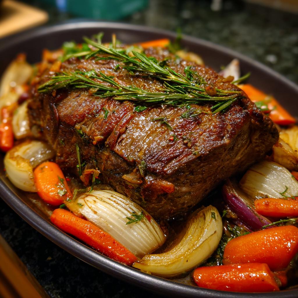 Langsam gegarter toskanischer Rinderbraten - detail 1