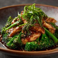 Leichtes Sesam Hähnchen