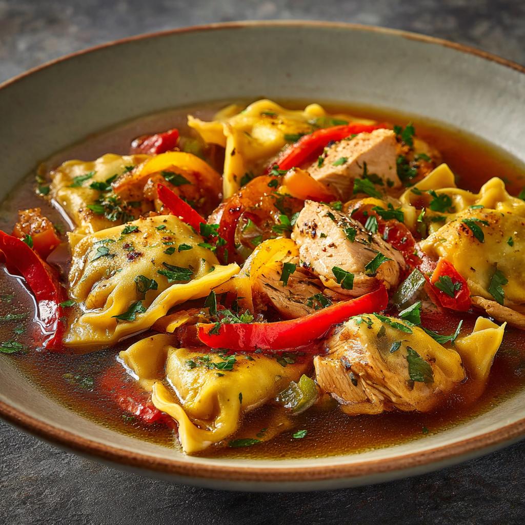 Maultaschen-Hühnchen-Pfanne