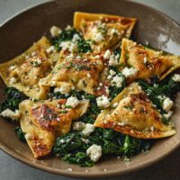Maultaschen-Pfanne mit Feta
