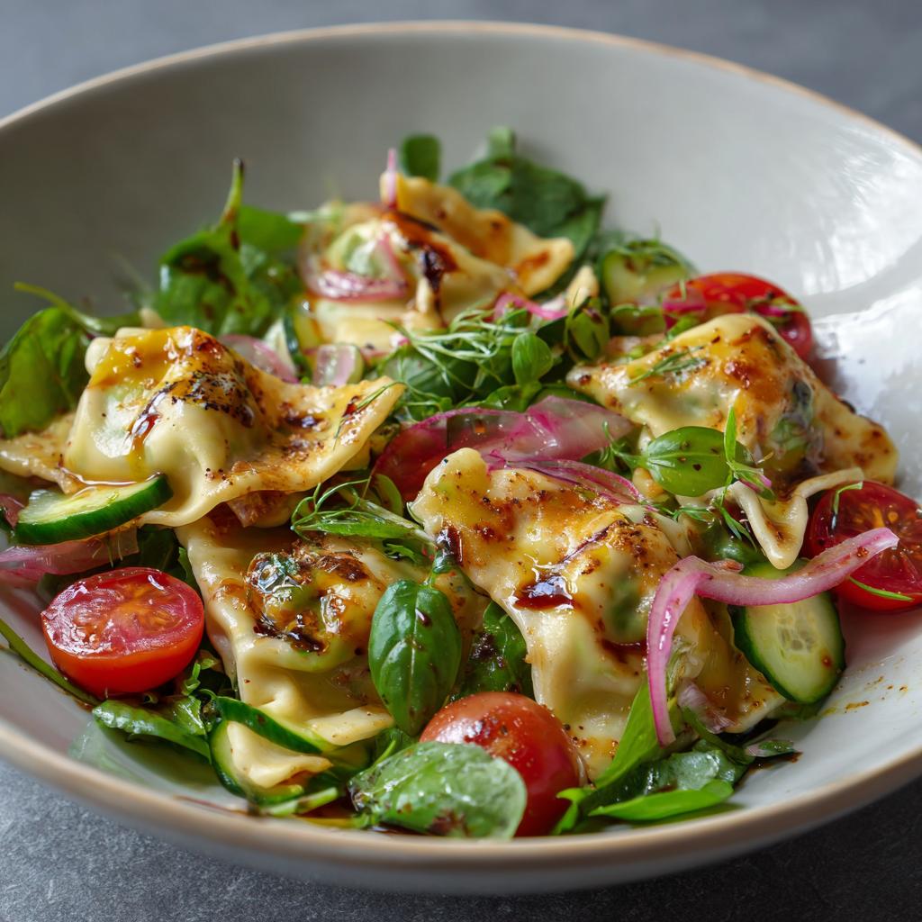 Maultaschen-Salat - detail 1