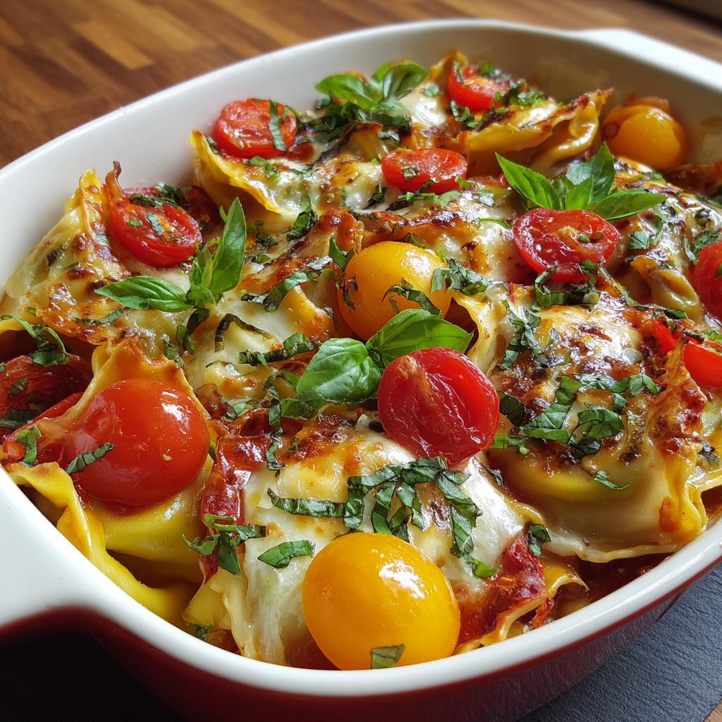 Maultaschen Tomatenauflauf