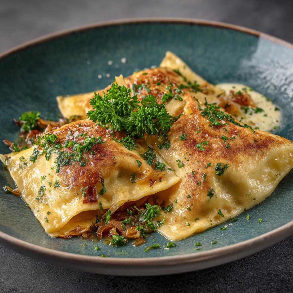 Maultaschen aus der Pfanne - detail 1