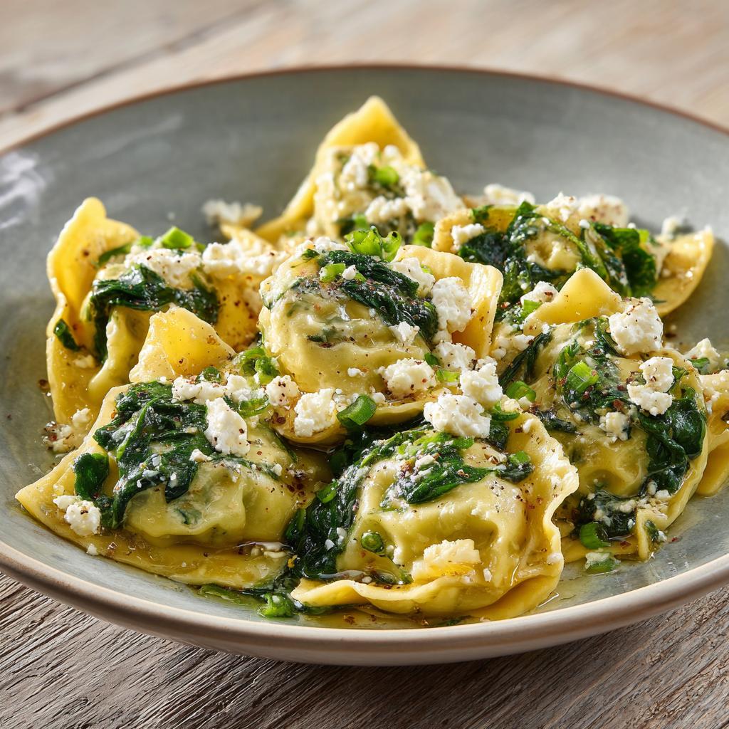 Maultaschen mit Feta - detail 1