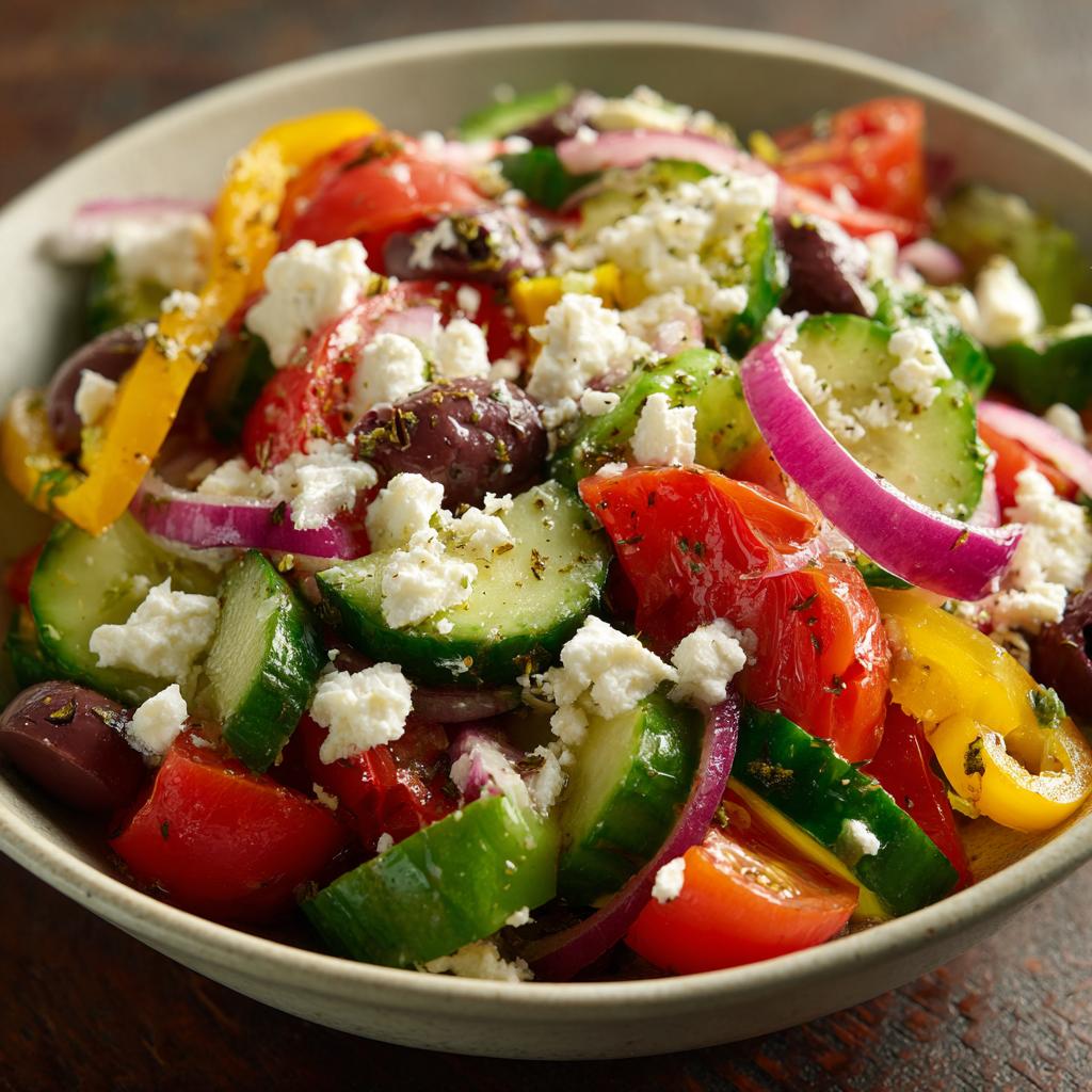 Mediterraner Salat - detail 1